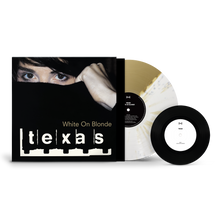 Load image into Gallery viewer, Texas - White On Blonde (30th Anniversary Edition) - 7" + Split White & Gold Vinyl LP Record
