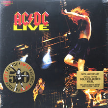 Load image into Gallery viewer, AC/DC - LIVE - Gold Vinyl LP Record - Bondi Records