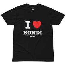 Load image into Gallery viewer, Bondi Records – I Love Bondi – Dark T-Shirt - Bondi Records