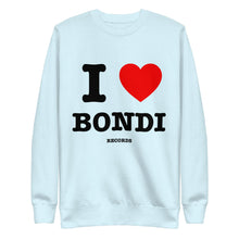 Load image into Gallery viewer, Bondi Records – I Love Bondi – Light Sweatshirt - Bondi Records
