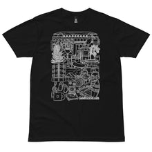 Load image into Gallery viewer, Bondi Records men's illustration tee - dark - Bondi Records