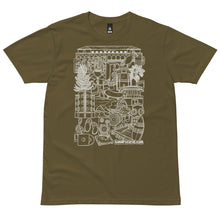 Load image into Gallery viewer, Bondi Records men's illustration tee - dark - Bondi Records
