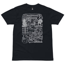 Load image into Gallery viewer, Bondi Records men's illustration tee - dark - Bondi Records