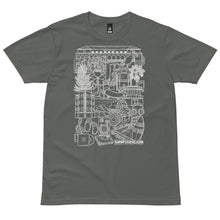 Load image into Gallery viewer, Bondi Records men's illustration tee - dark - Bondi Records