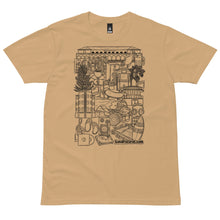Load image into Gallery viewer, Bondi Records men's illustration tee - light - Bondi Records