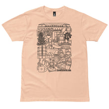 Load image into Gallery viewer, Bondi Records men's illustration tee - light - Bondi Records