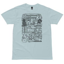 Load image into Gallery viewer, Bondi Records men's illustration tee - light - Bondi Records