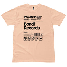 Load image into Gallery viewer, Bondi Records men's ingredient t-shirt - light - Bondi Records