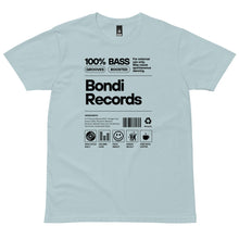 Load image into Gallery viewer, Bondi Records men's ingredient t-shirt - light - Bondi Records