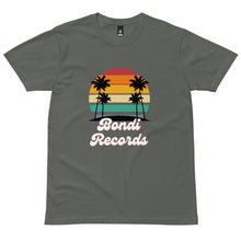 Load image into Gallery viewer, Bondi Records men&#39;s retro beach t-shirt - dark - Bondi Records
