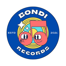 Load image into Gallery viewer, Bondi Records men&#39;s retro doodle t-shirt - dark - Bondi Records
