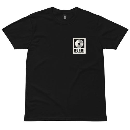 Bondi Records men's retro small t-shirt - dark - Bondi Records