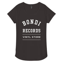 Load image into Gallery viewer, Bondi Records women’s college t-shirt - dark - Bondi Records