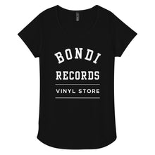 Load image into Gallery viewer, Bondi Records women’s college t-shirt - dark - Bondi Records