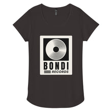 Load image into Gallery viewer, Bondi Records women's retro t-shirt - dark - Bondi Records