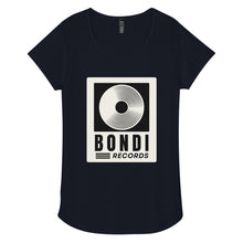 Load image into Gallery viewer, Bondi Records women's retro t-shirt - dark - Bondi Records