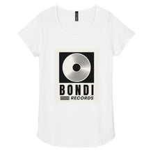 Load image into Gallery viewer, Bondi Records women's retro t-shirt - light - Bondi Records