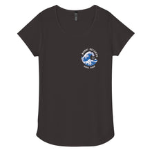 Load image into Gallery viewer, Bondi Records women’s wave t-shirt - dark - Bondi Records