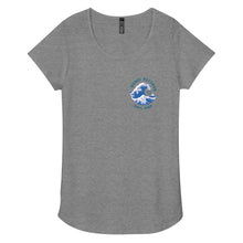 Load image into Gallery viewer, Bondi Records women’s wave t-shirt - light - Bondi Records