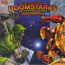 Load image into Gallery viewer, Doomstarks (MF DOOM & Ghostface Killah) - Swift & Changeable The Prequel Volume 1 - Blue Vinyl LP Record - Bondi Records