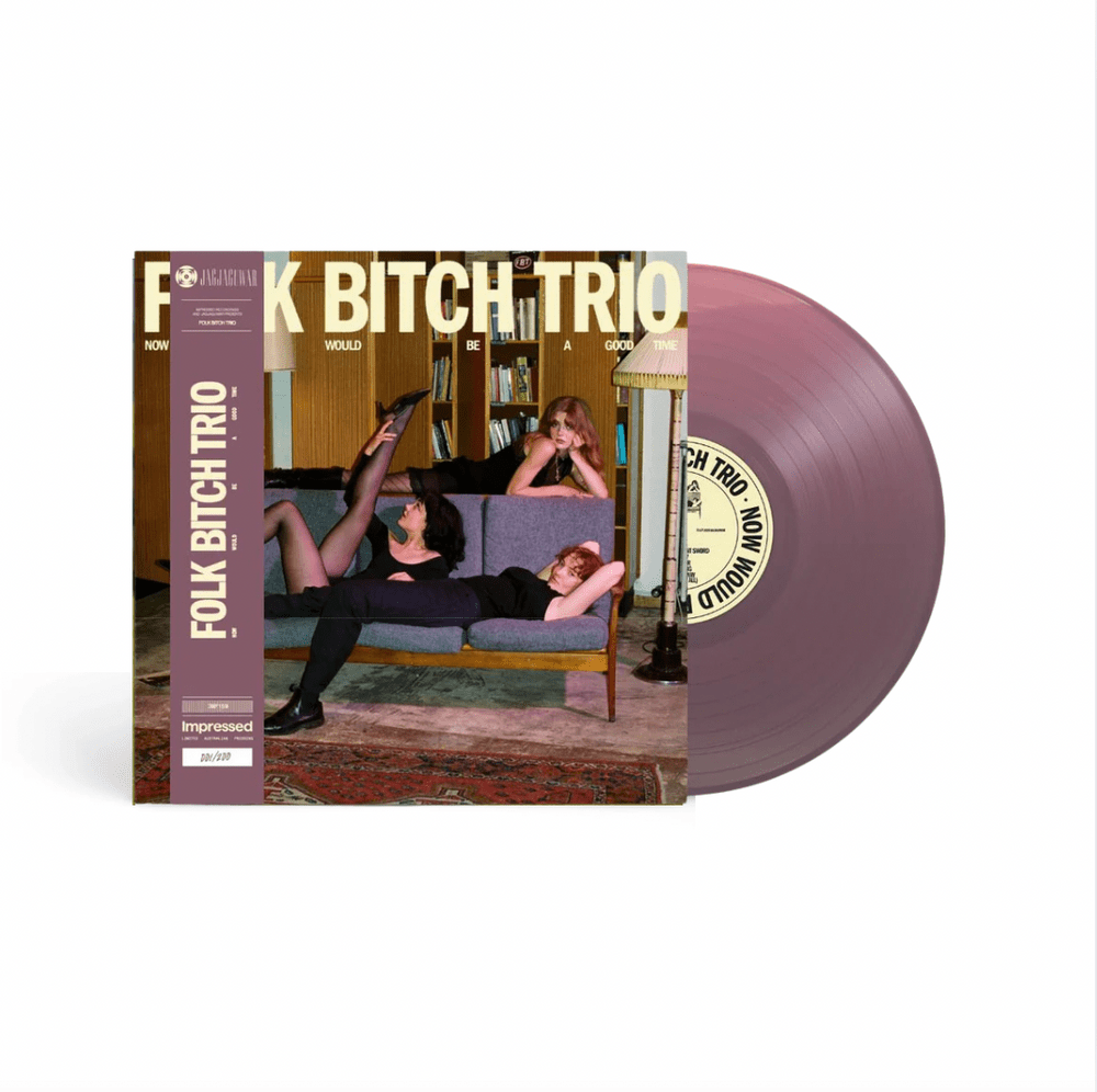 Folk Bitch Trio - Now Would Be A Good Time - Purple Vinyl LP