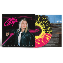 Load image into Gallery viewer, G Flip - Dream Ride - Pink, Black & Yellow Splatter Vinyl LP Record - Bondi Records