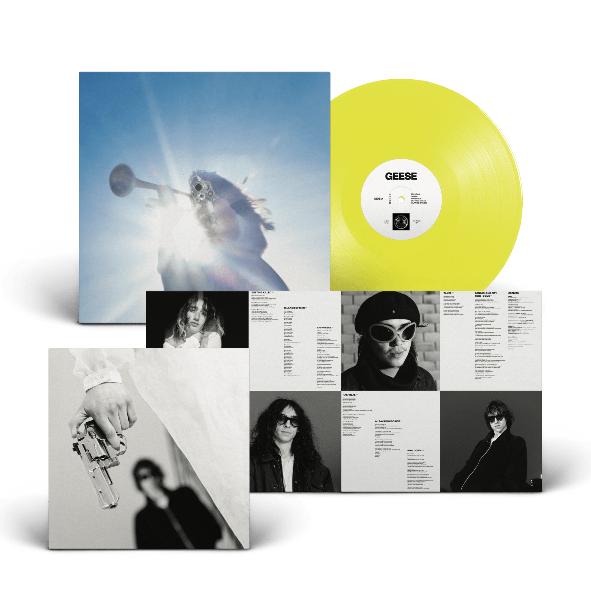 Geese - Getting Killed - Indie Exclusive Yellow Vinyl LP Record