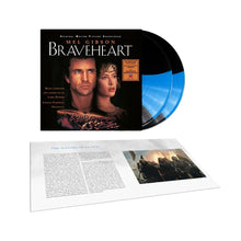 Load image into Gallery viewer, James Horner, London Symphony Orchestra - Braveheart Soundtrack (30th Anniversary Edition) - Blue Streak Vinyl LP Record - Bondi Records