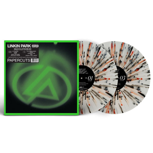 Linkin Park - Papercuts - Black & Red Splatter Vinyl LP Record - Bondi Records