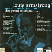 Load image into Gallery viewer, Louis Armstrong - What A Wonderful World: The Great Satchmo Live - Vinyl LP Record - Bondi Records