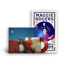 Load image into Gallery viewer, Maggie Rogers - Heard It In A Past Life - 5th Anniversary Blue Vinyl LP Record with Bonus Red 7" & Poster - Bondi Records