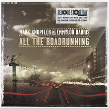 Load image into Gallery viewer, Mark Knopfler & Emmylou Harris - All The Roadrunning: 20th Anniversary - RSD 2026 Smoke Marble Vinyl LP Record - Bondi Records