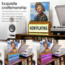 Load image into Gallery viewer, Multicolour LED Lightbox Now Playing Vinyl Record Stand - Bondi Records
