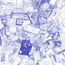 Load image into Gallery viewer, Ninajirachi - I Love My Computer - Blue & White Split Vinyl LP Record - Bondi Records