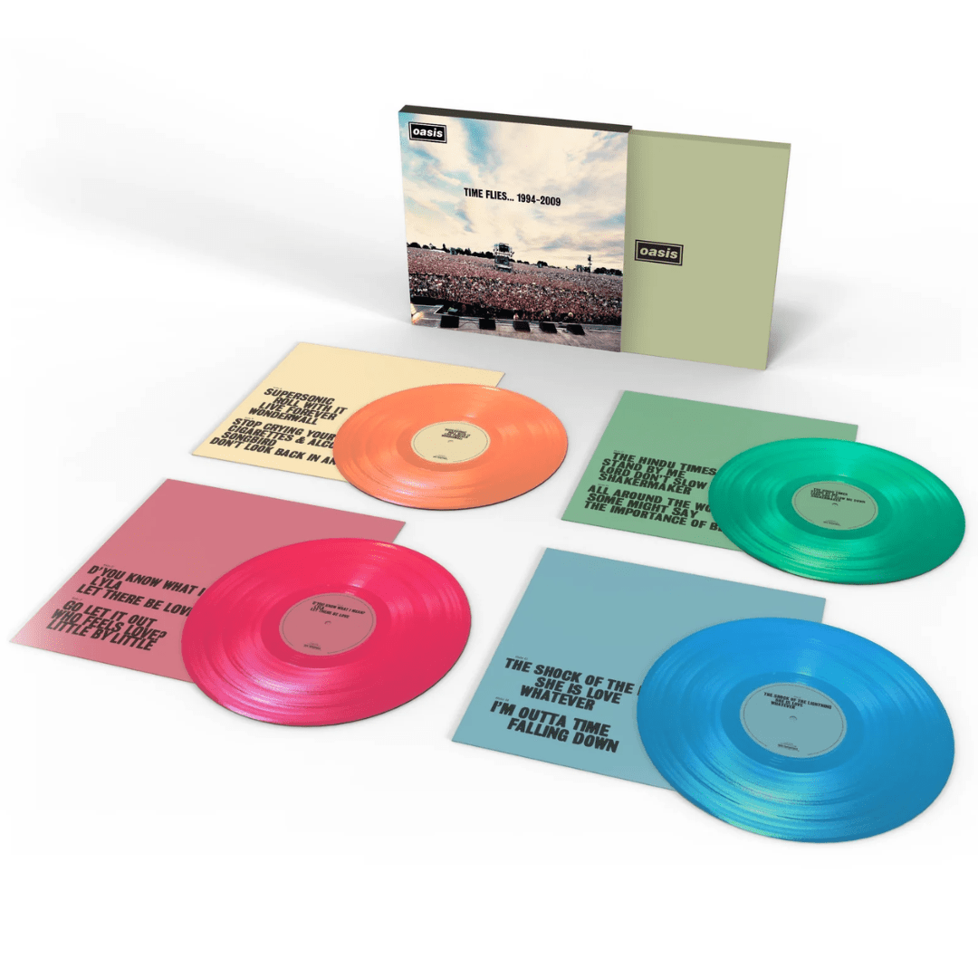OASIS Time Flies... 1994-2009 アナログ盤 Time Flies… 1994 -2009 (4枚組アナログレコード/BOX仕様