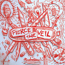 Load image into Gallery viewer, Pierce The Veil - Misadventures - Silver & Red Splatter Vinyl LP Record - Bondi Records