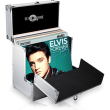 Load image into Gallery viewer, Retro Musique - Aluminum Trim Vinyl Record Case - Bondi Records