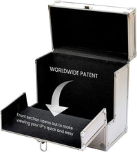 Load image into Gallery viewer, Retro Musique - Aluminum Trim Vinyl Record Case - Bondi Records