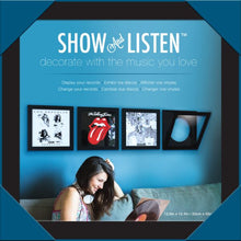 Load image into Gallery viewer, Show and Listen - Black Record Frame – Single Pack - Bondi Records