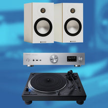 Load image into Gallery viewer, Technics SL - 1210GR2 Turntable, SU - GX70 Amp & Monitor Bronze Bookshelf Speakers Bundle - Bondi Records