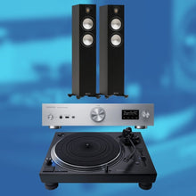 Load image into Gallery viewer, Technics SL - 1210GR2 Turntable, SU - GX70 Amplifier & Monitor Bronze Floorstanding Speakers Bundle - Bondi Records