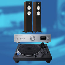 Load image into Gallery viewer, Technics SL - 1210GR2 Turntable, SU - GX70 Amplifier & Monitor Bronze Floorstanding Speakers Bundle - Bondi Records