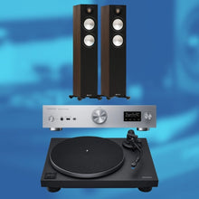 Load image into Gallery viewer, Technics SL - 40CBT Turntable, SU - GX70 Amp & Monitor Bronze Floorstanding Speakers Bundle - Bondi Records