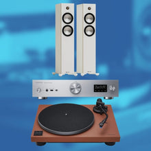 Load image into Gallery viewer, Technics SL - 40CBT Turntable, SU - GX70 Amp & Monitor Bronze Floorstanding Speakers Bundle - Bondi Records