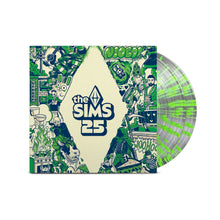 Load image into Gallery viewer, The Sims: 25th Anniversary Soundtrack - Clear & Green Splatter Vinyl LP Record - Bondi Records