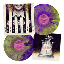 Load image into Gallery viewer, Various Artists - Beetlejuice - Lime Green & Purple Hand - Poured Vinyl LP Record - Bondi Records