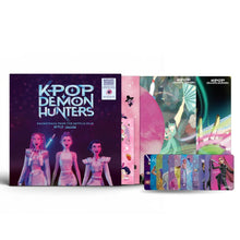 Load image into Gallery viewer, Various Artists - Kpop Demon Hunters (Soundtrack From The Netflix Film) Anniversary Edition - Neon Pink Wave Vinyl LP Record - Bondi Records