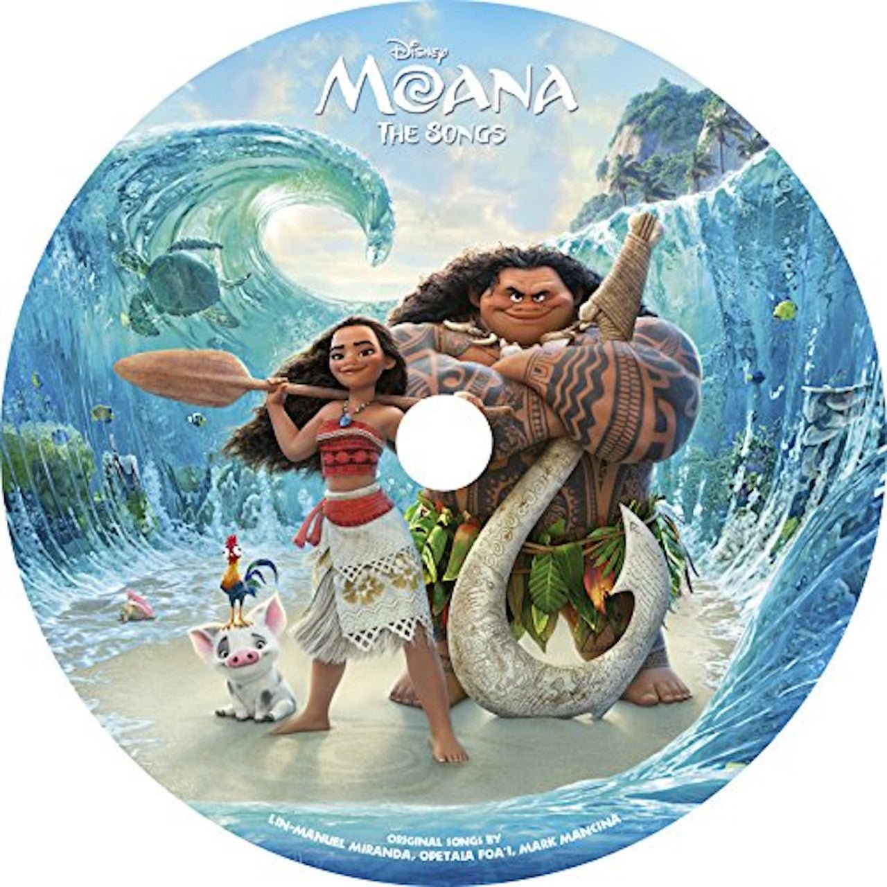 Various Artists Moana The Songs Picture Disc Vinyl LP Record