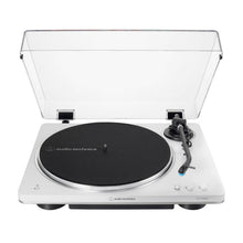 Load image into Gallery viewer, Vinyl Starter Kit – Audio Technica LP70XBT White Turntable & AT - SP3X Studio Speakers Bundle - Bondi Records