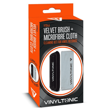 Load image into Gallery viewer, Vinyl Tonic - Velvet Brush & Microfibre Cloth Cleaning Kit - Bondi Records